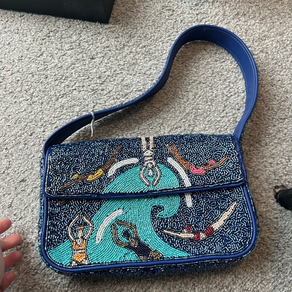 STAUD TOMMY BEADED BAG SWIMMERS